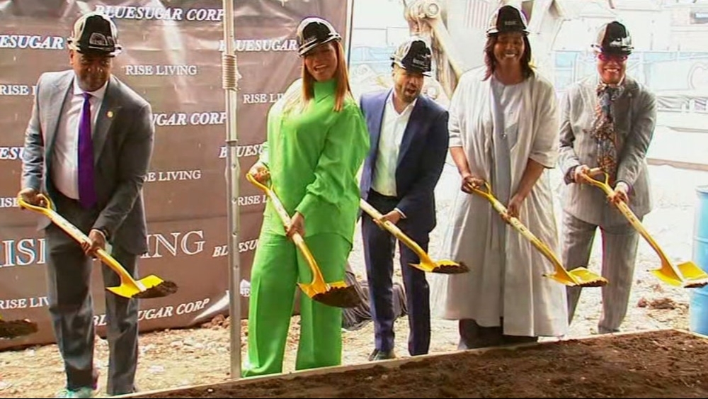 Newark native Queen Latifah breaks ground on housing development