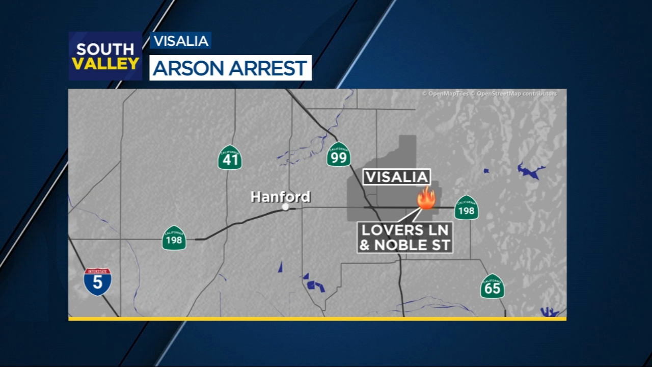 Man accused of setting grass fire in Visalia