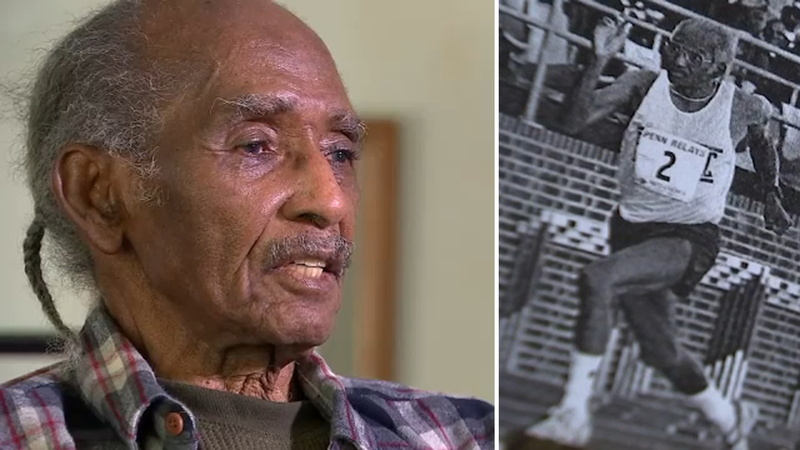 Lester Wright: New Jersey man celebrates 100th birthday by running 100