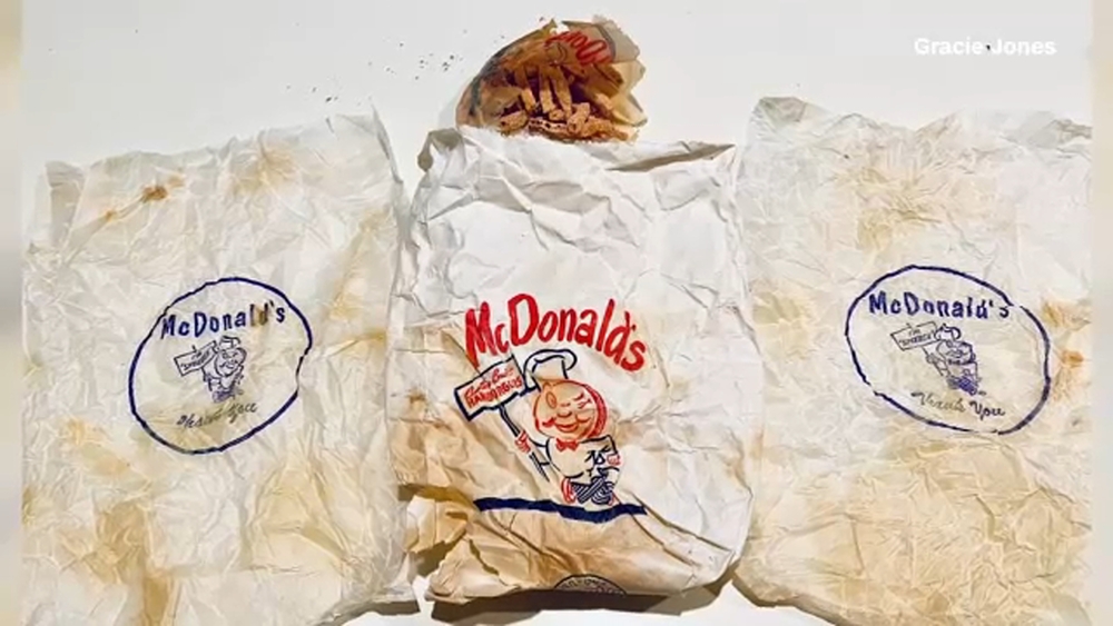 Chicago-area couple finds McDonalds fries from 1950s in wall during home renovations