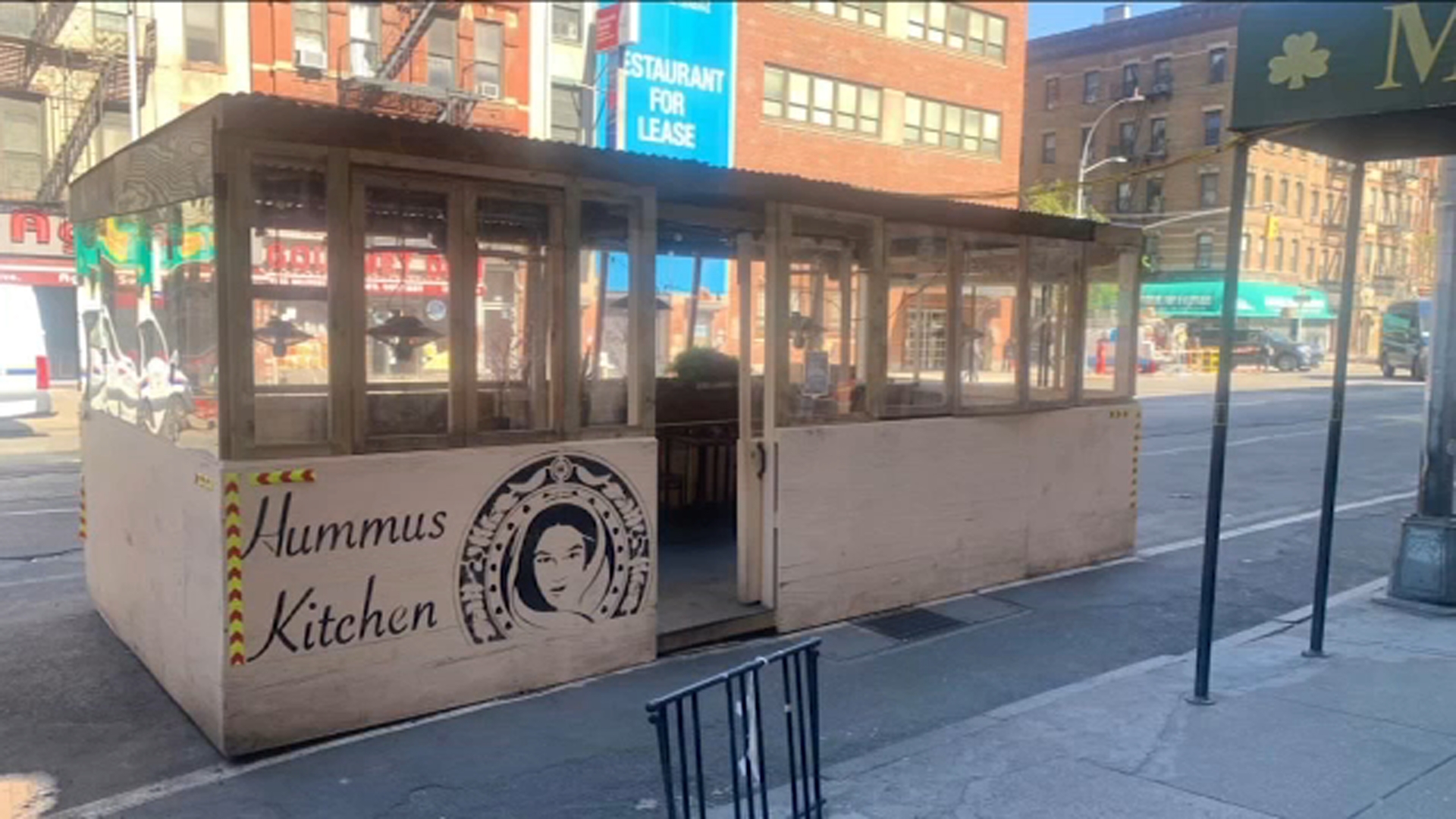 Outdoor dining sheds in NYC dismantled to allow street repairs