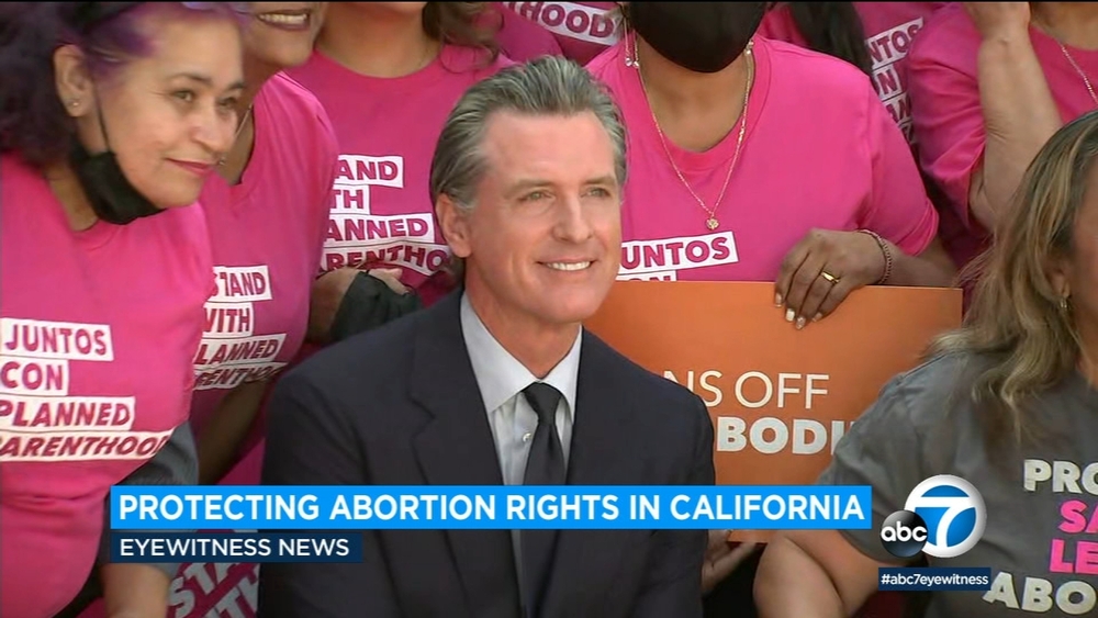 Gov. Newsom delivers remarks on abortion rights in California