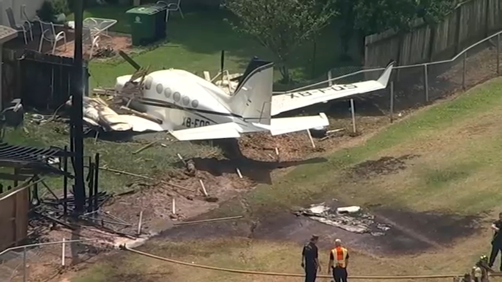 Investigation underway for plane crashing into resident backyard