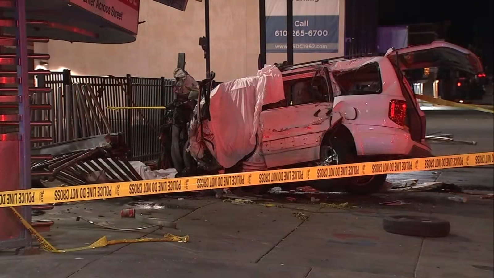 3 killed after SUV hits pedestrians, crashes into SEPTA station