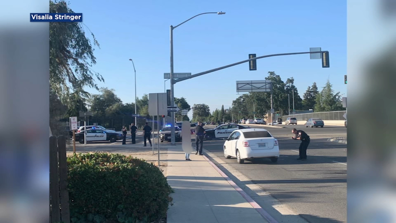 2 hospitalized after being hit by car in Visalia, police say