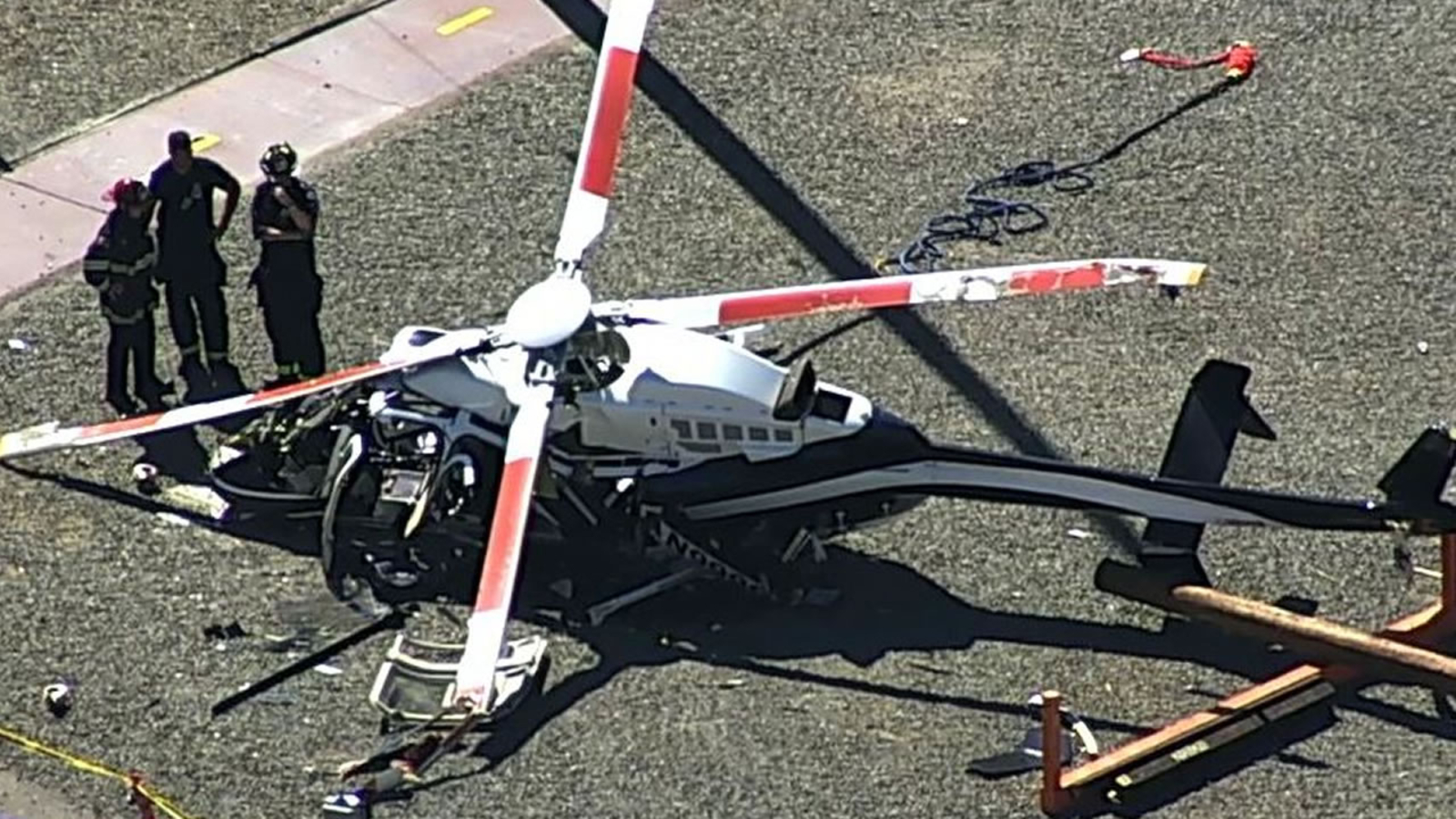 2 hurt in helicopter crash at PG&E training facility in Livermore