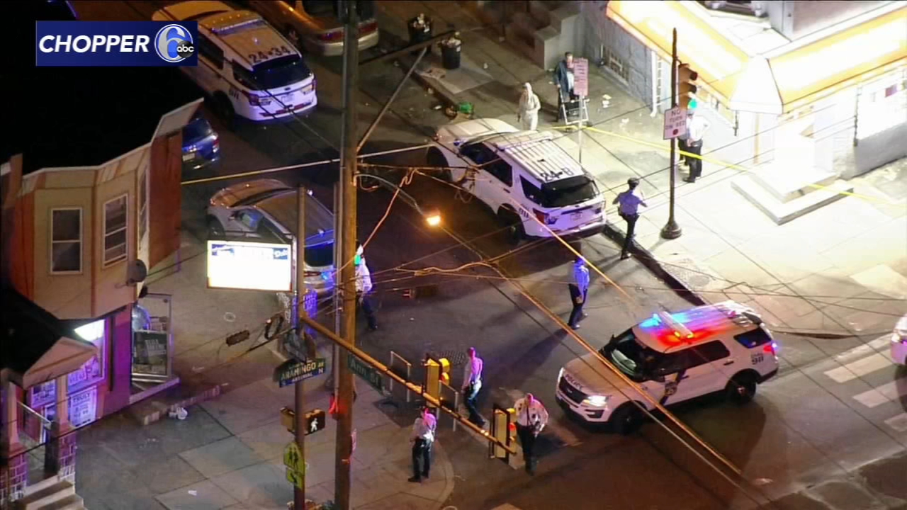 Chopper 6 over shooting in Philadelphia's Port Richmond section