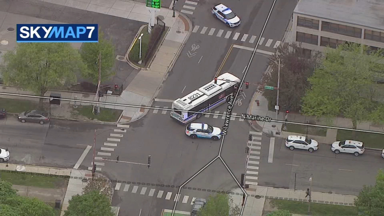 CTA bus involved in Uptown crash