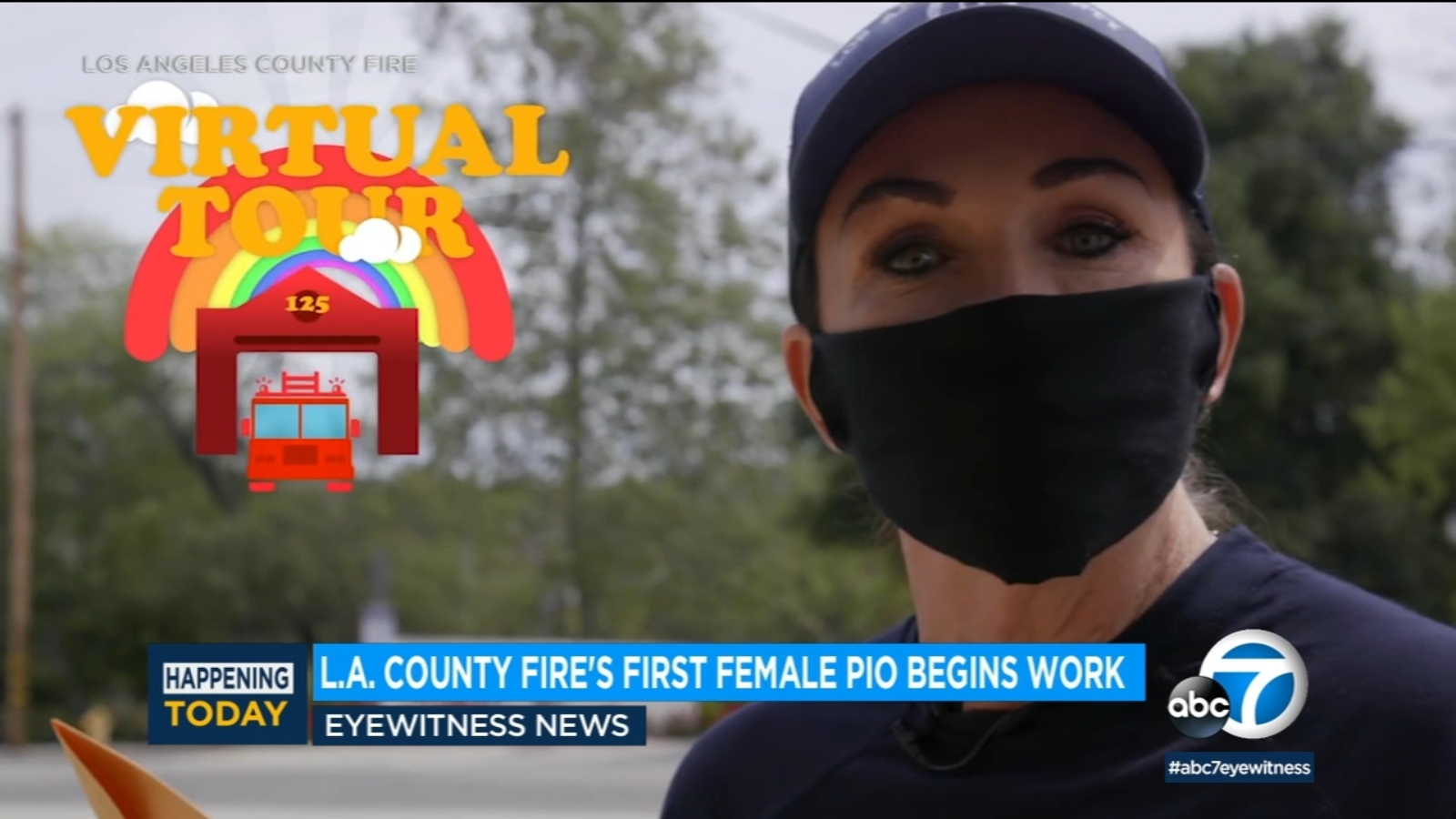 LA County Fire Department's new public information officer is 1st