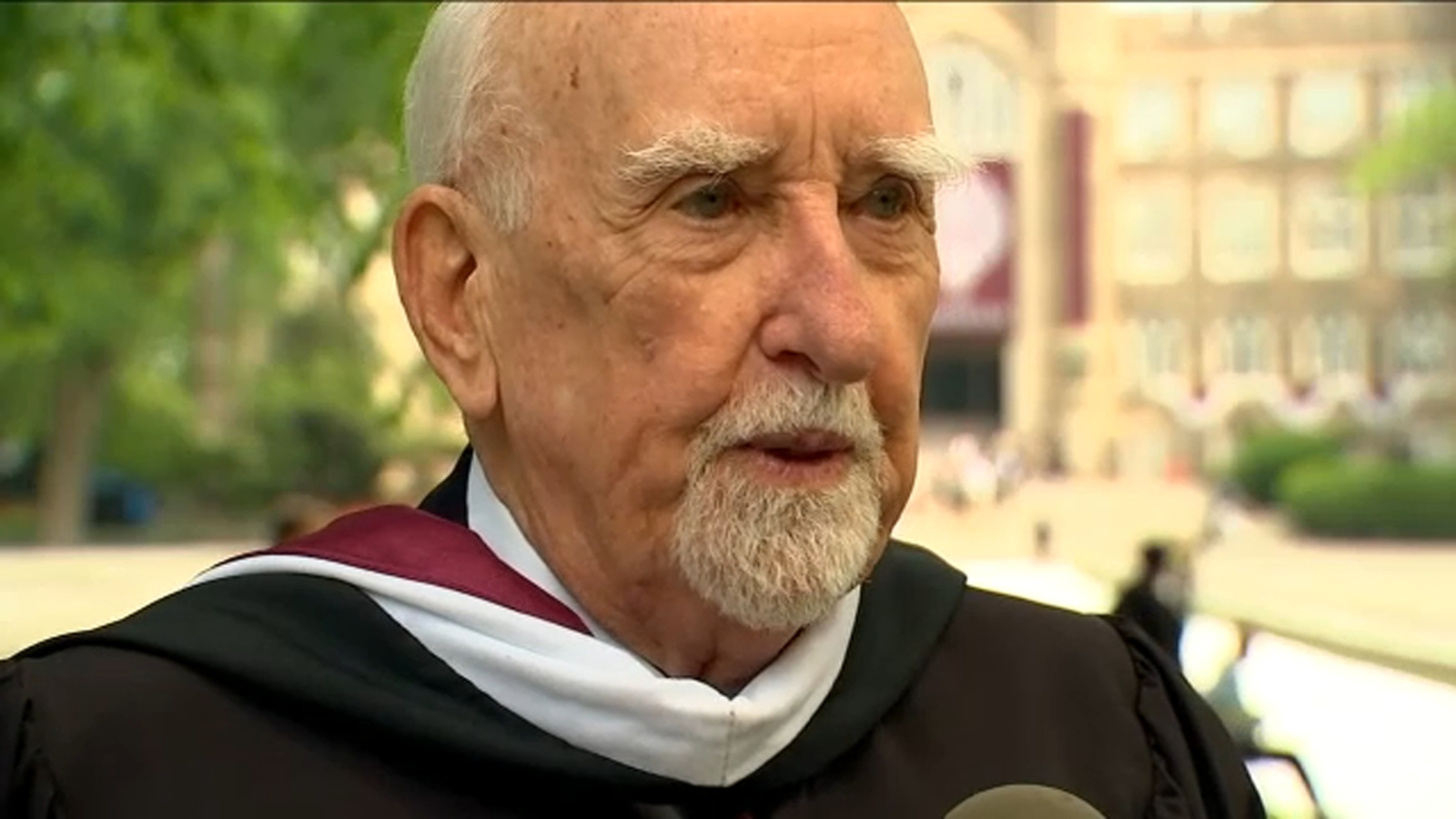 John Lenehan, 88, graduates from Fordham University 66 years after