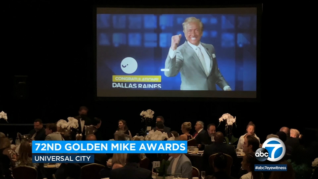 ABC7's Dallas Raines honored at 72nd annual Golden Mike Awards