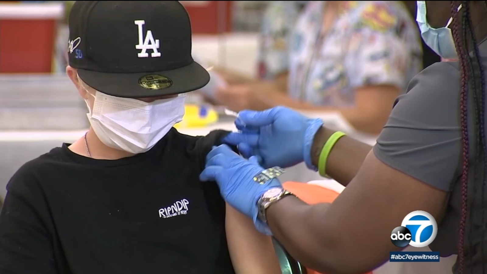 COVID boosters kids Encino clinic open to parents, children looking to