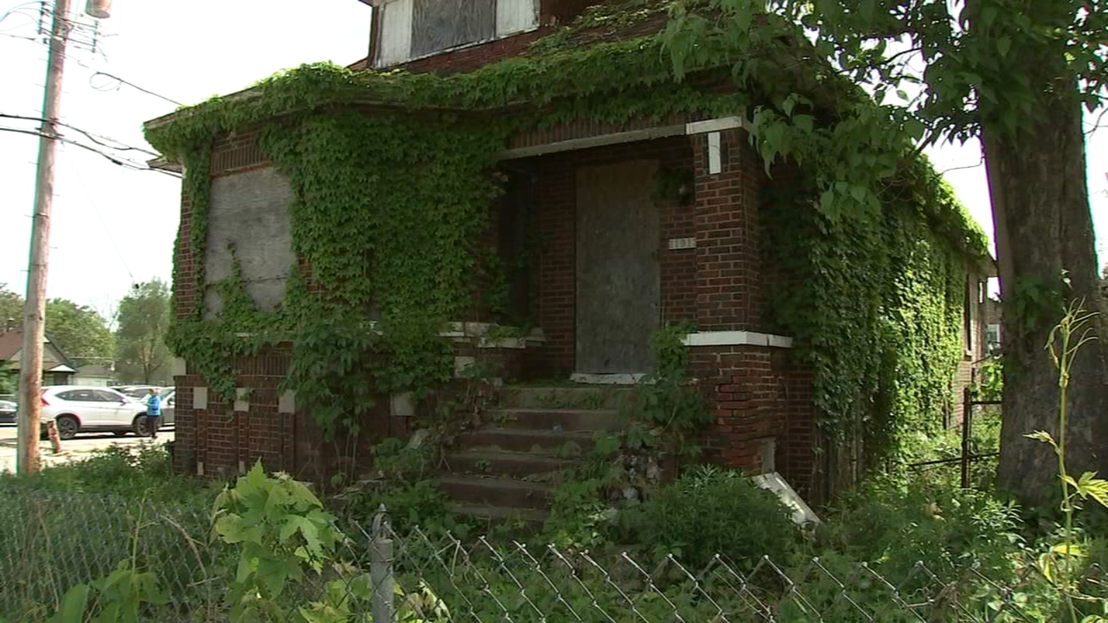 Woman found screaming in abandoned house
