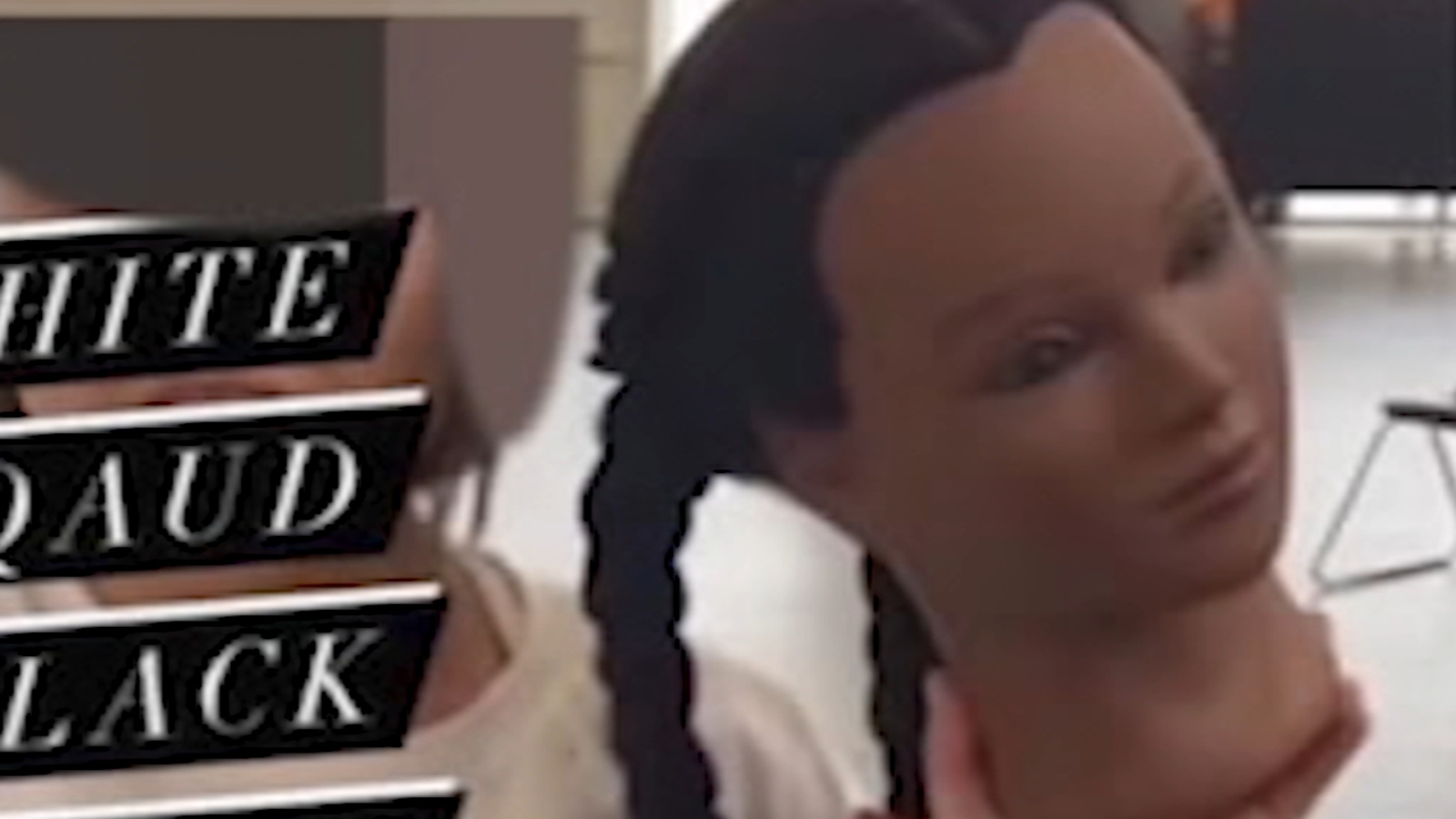 Black mannequin head reportedly used as 'mascot' for nearly allwhite