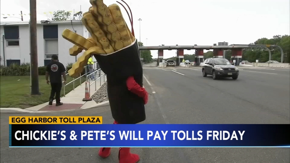 Chickie's & Pete's to pay your tolls on AC Expressway