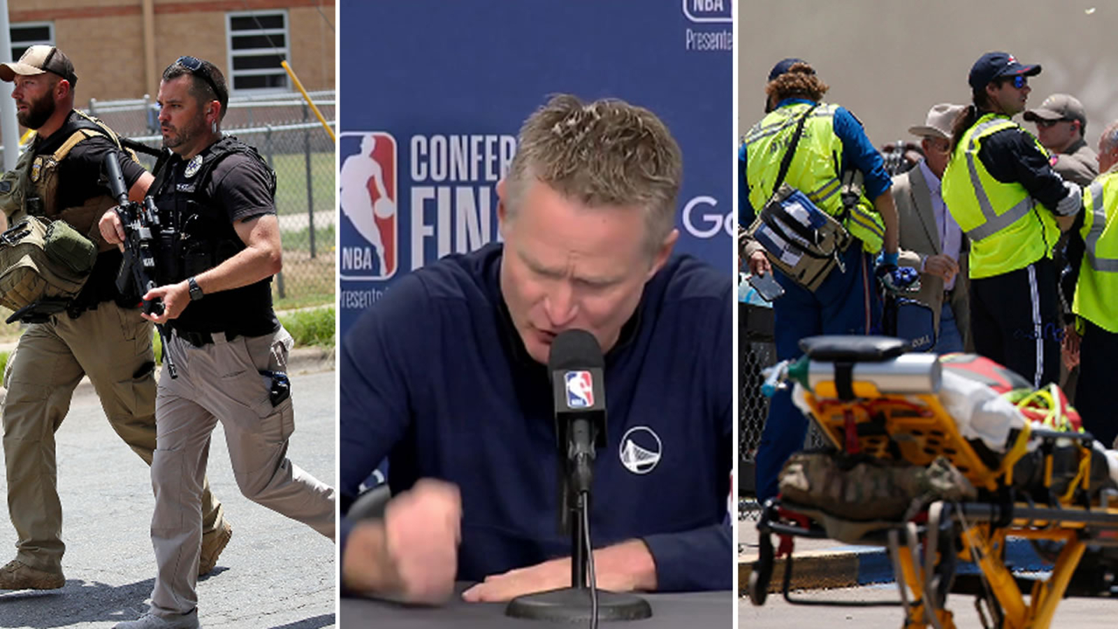 Uvalde shooting: Powerful video shows Warriors' Steve Kerr furiously