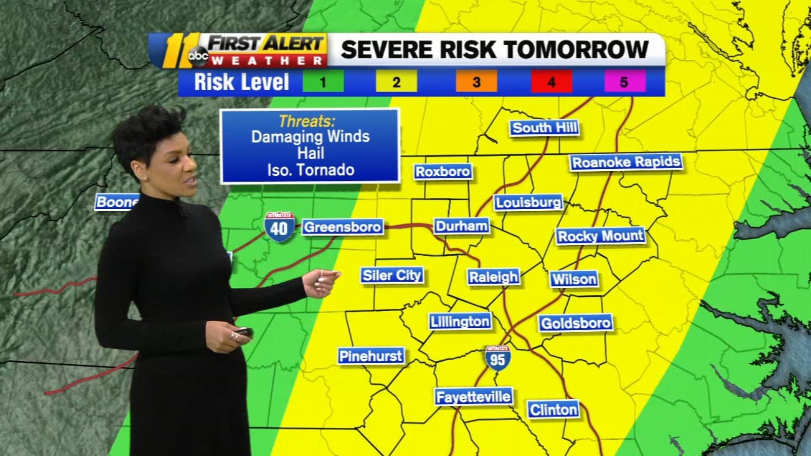 NC Weather Another chance for severe storms Friday, but skies clear