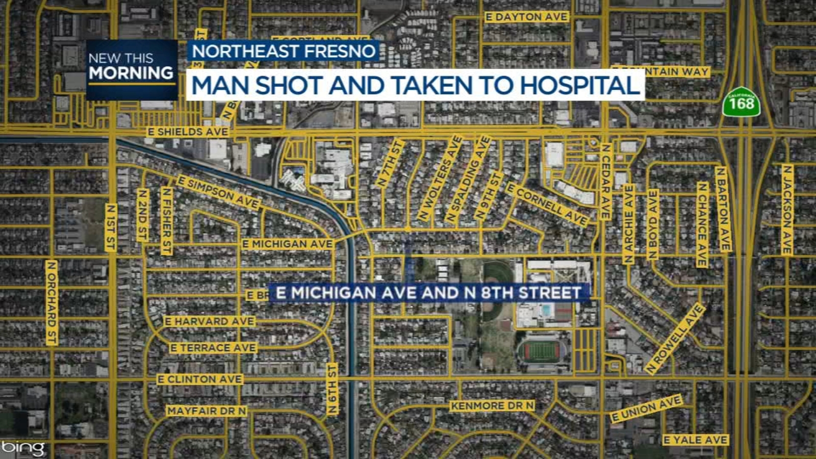 Man hospitalized after being shot in front yard of northeast Fresno ...