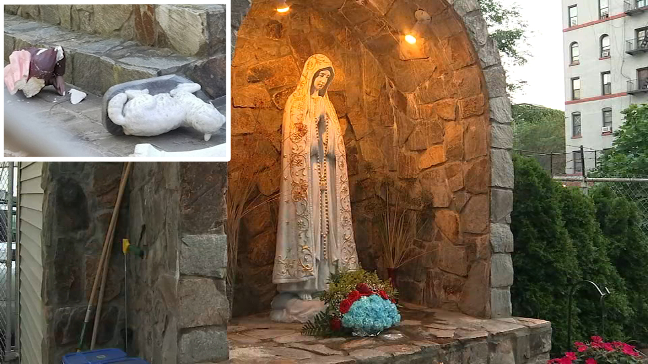 Parishioners cling to faith 2 weeks after NYC church vandalized