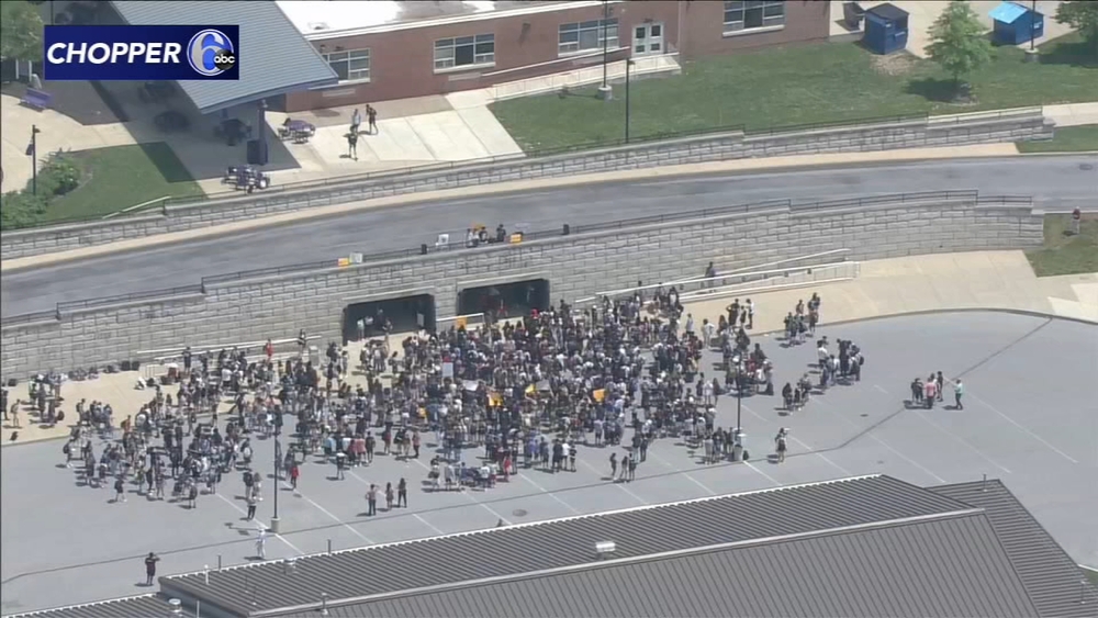 Phoenixville students stage walkout to demand action on gun control