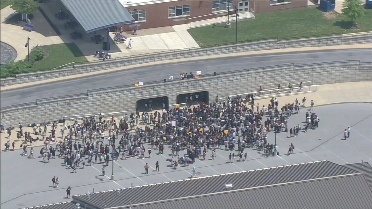 Phoenixville students stage walkout to demand action on gun control