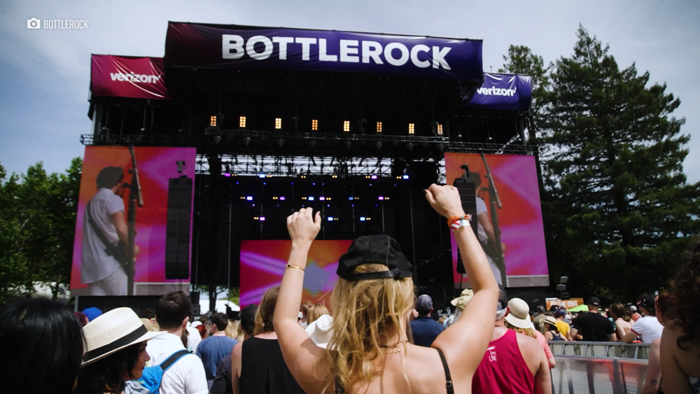 Visit a music festival in the middle of wine country 