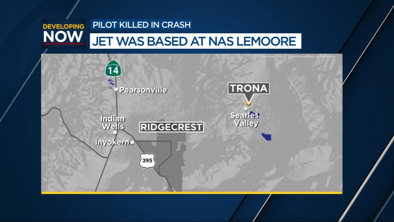 Pilot killed in crash involving jet based at Naval Air Station Lemoore