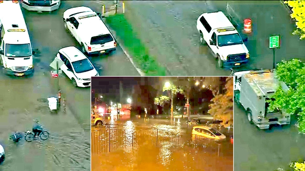 Large water main break causes flooding in Queens