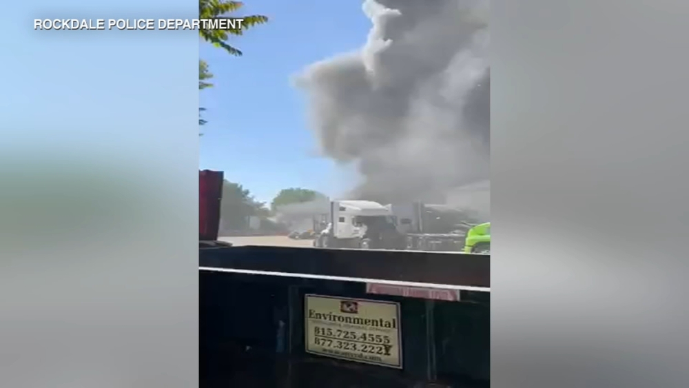 Rockdale fire captured on police bodycam