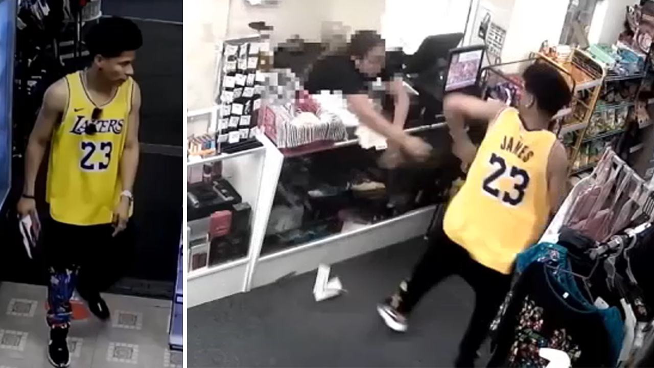 Video shows employee try to take gun from robber at W. Houston store