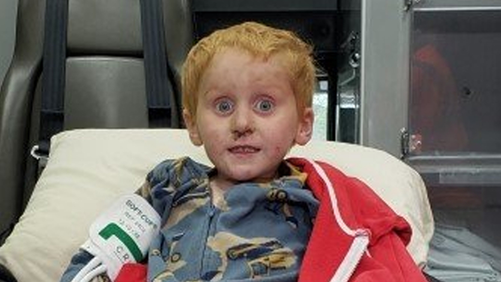 Missing toddler spent 2 days in the wilderness before being found