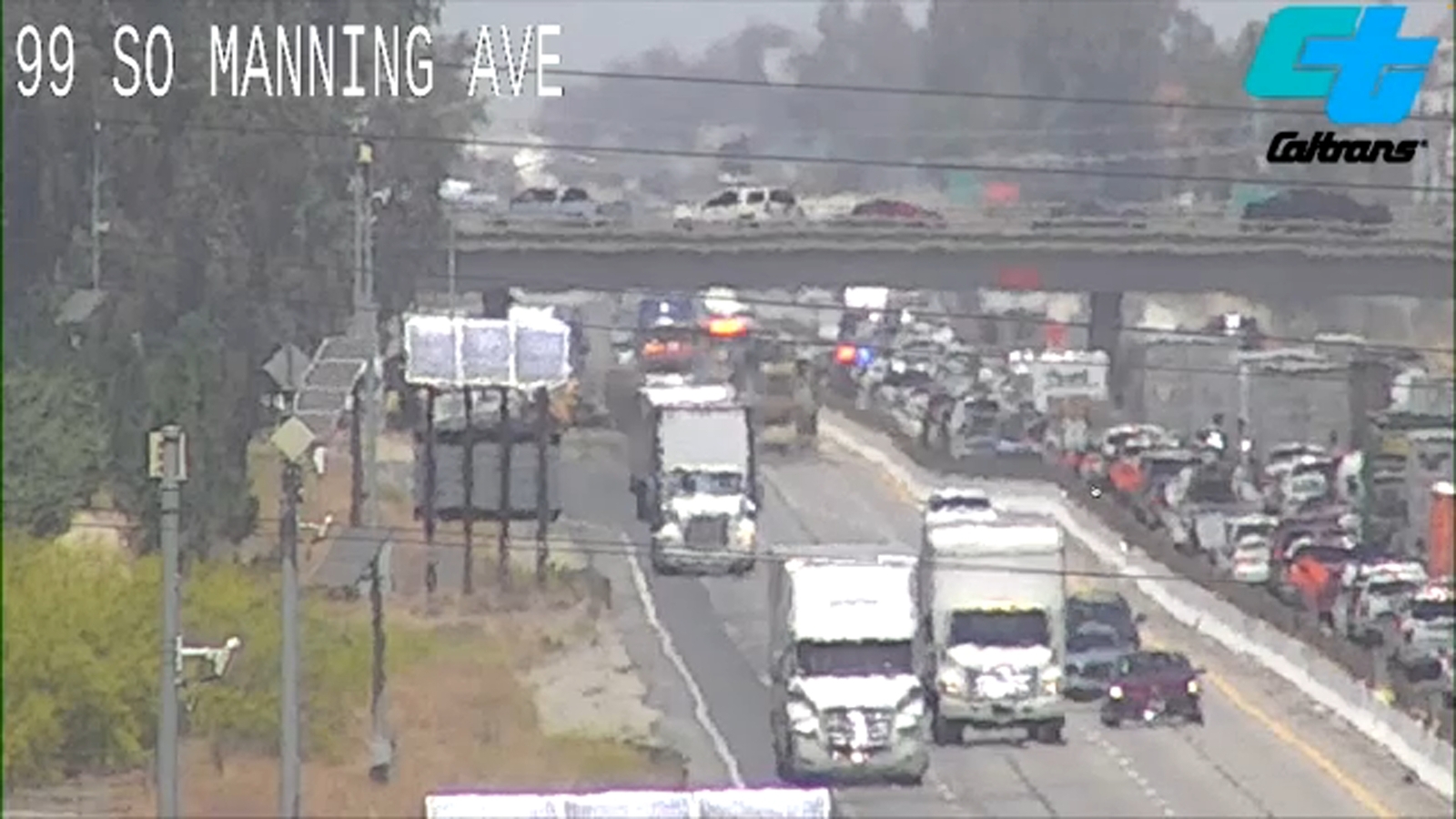 1 hospitalized after major crash on Highway 99 in Fresno ABC30 Fresno