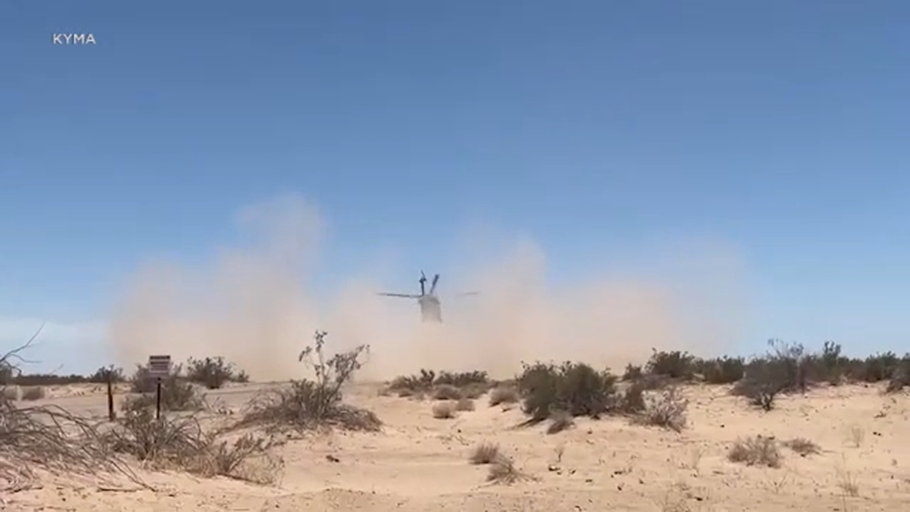 Marine Corps aircraft carrying 5 crashes in SoCal desert