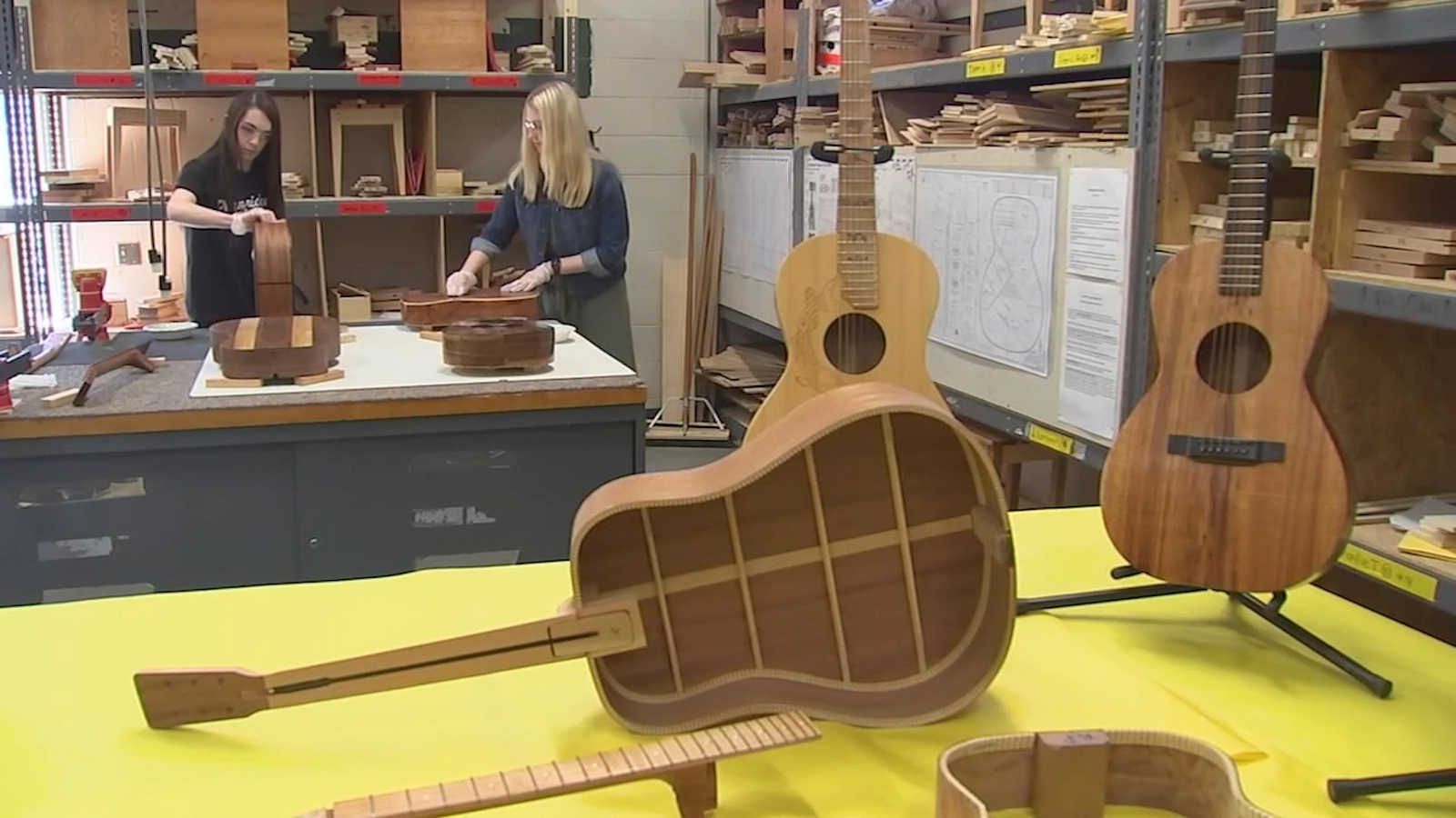 Pennridge High students use STEM to build guitars from scratch ABC7 Los Angeles