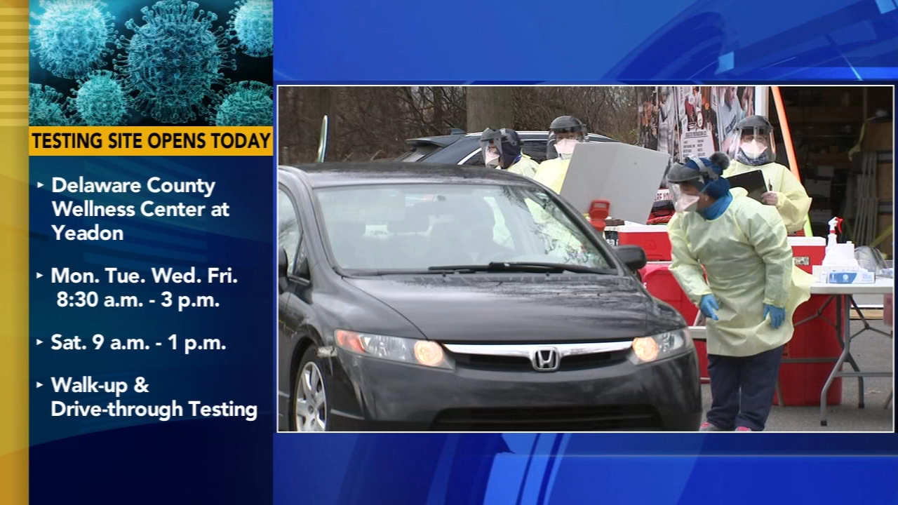 PA COVID New largescale COVID19 testing site up and running at Mercy