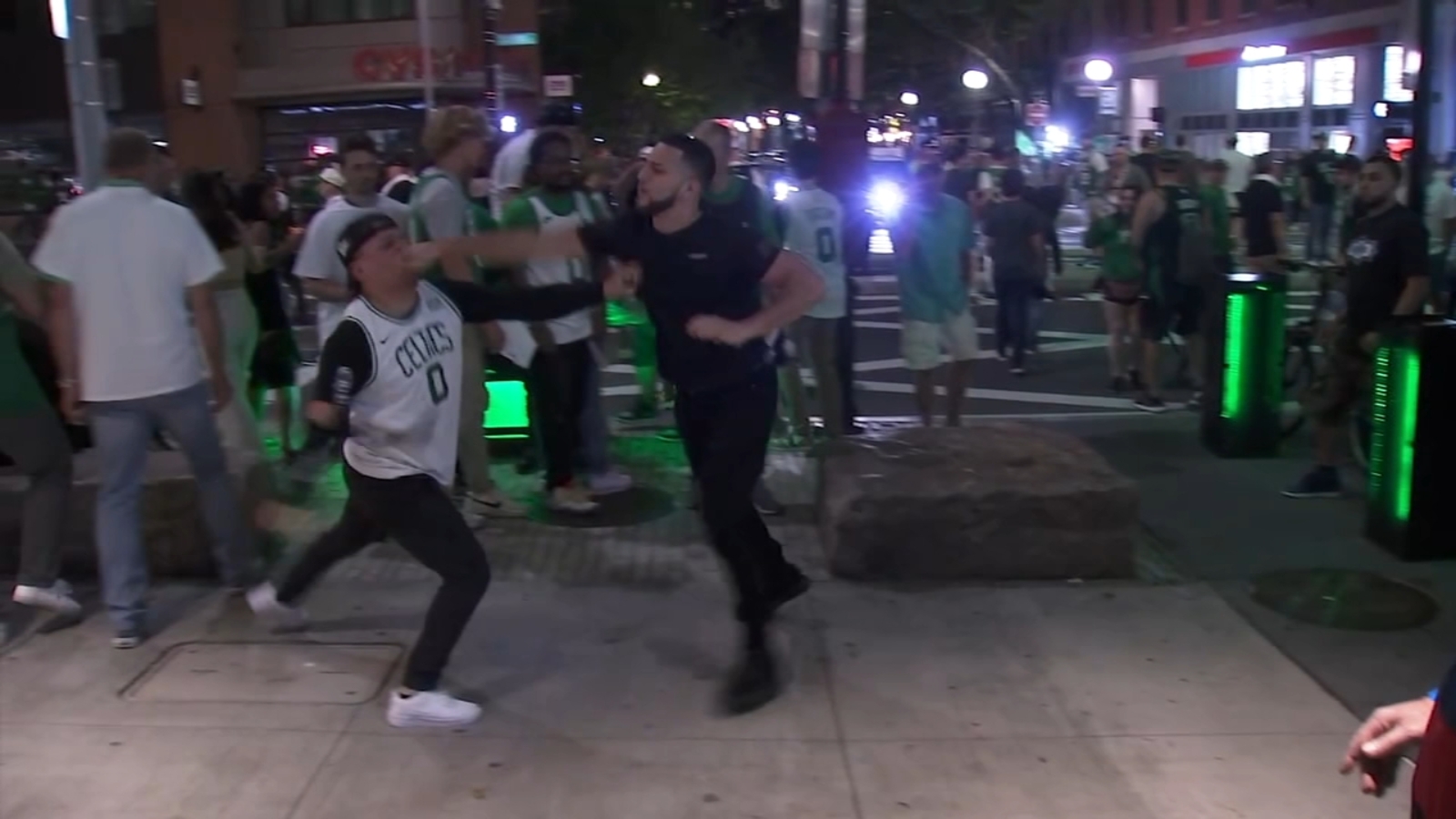 NBA Finals At least 2 fights break out outside TD Garden Arena after