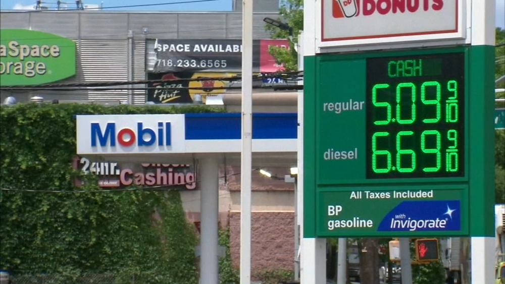 Gas prices reach up to $5 a gallon nationally 