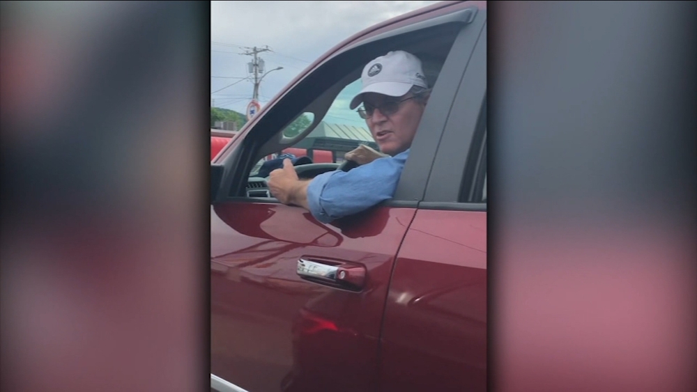Arrest made after driver goes on racist rant, attempts to stab officer