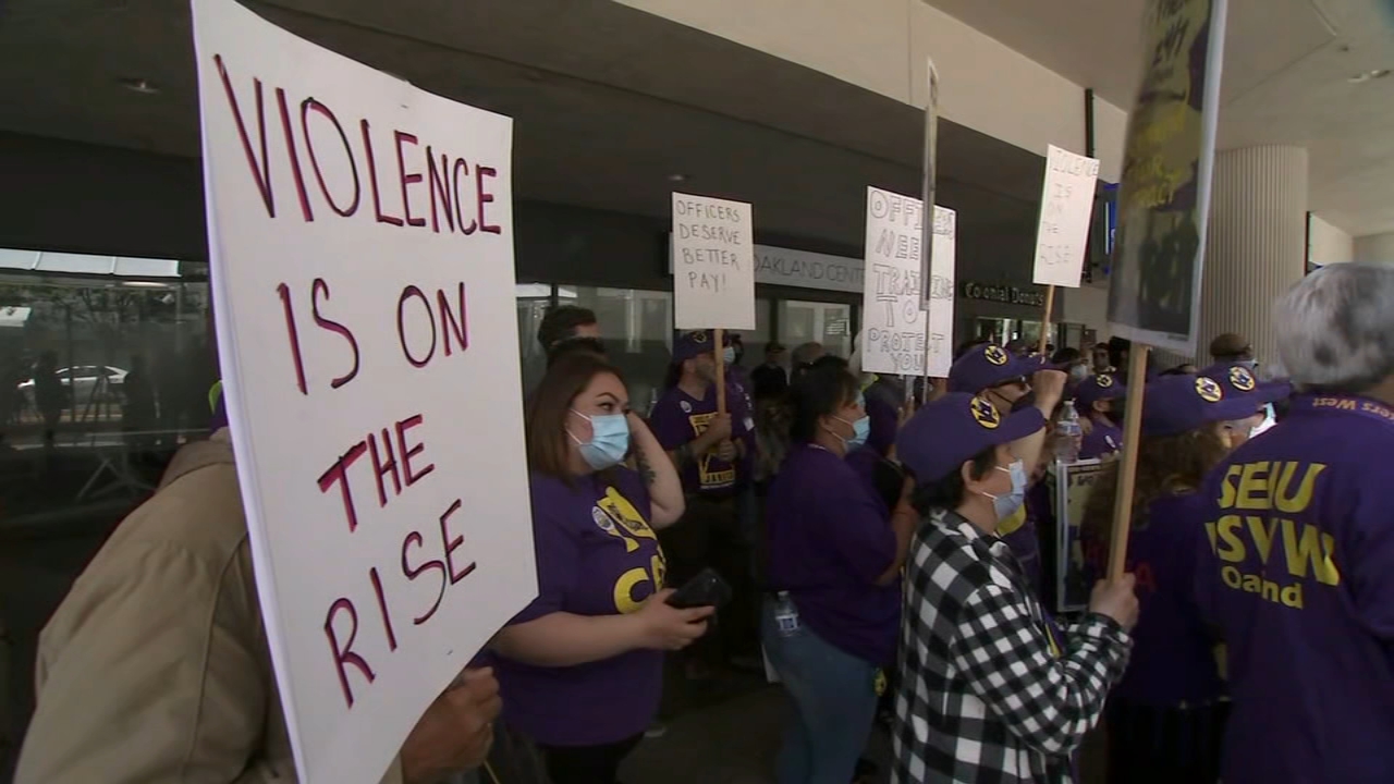 Oakland, SF security officers rally for increased protection