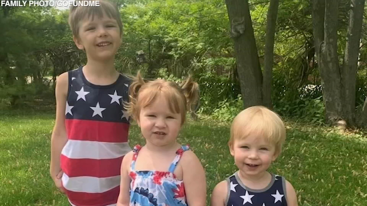 Man charged after his 3 children found dead in Round Lake Beach