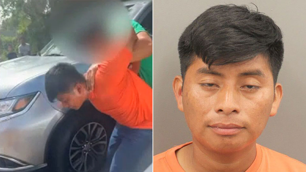 Neighbors hold down man after allegedly attempting to assault a boy