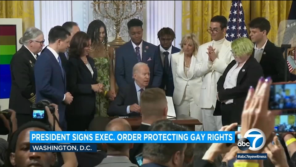 Biden signs executive order protecting LGBTQ rights 