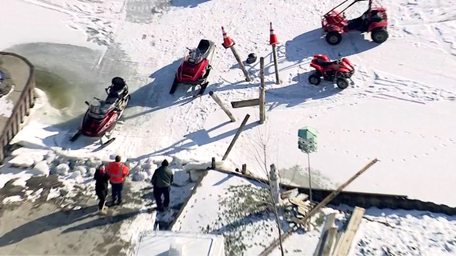 3 injured in snowmobiling crash in Antioch ABC7 Chicago