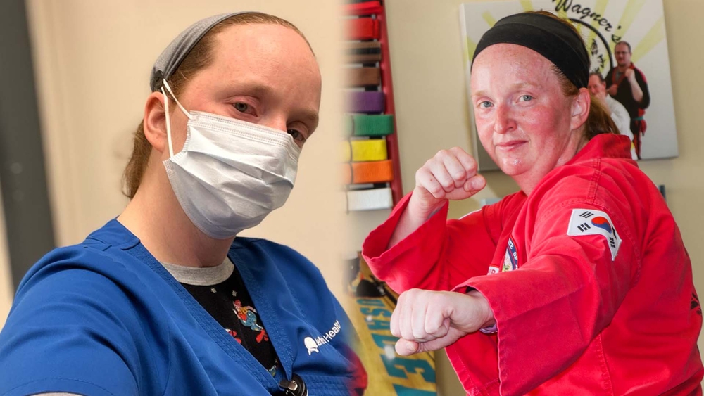 Healthcare worker conquers epilepsy with martial arts