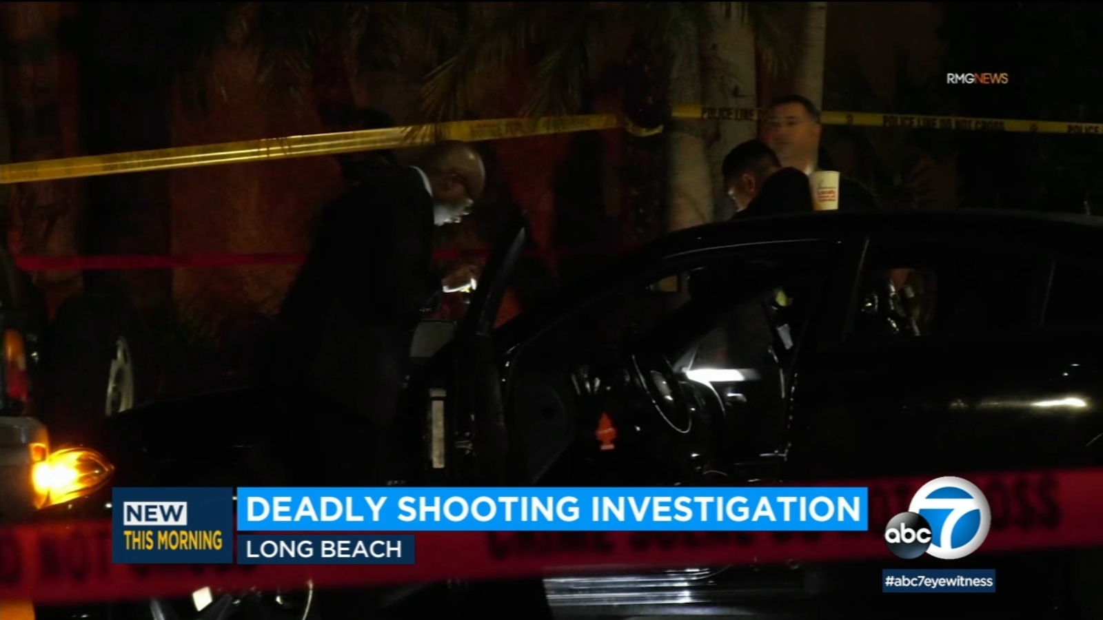 Long Beach police find man mortally wounded in vehicle after reported