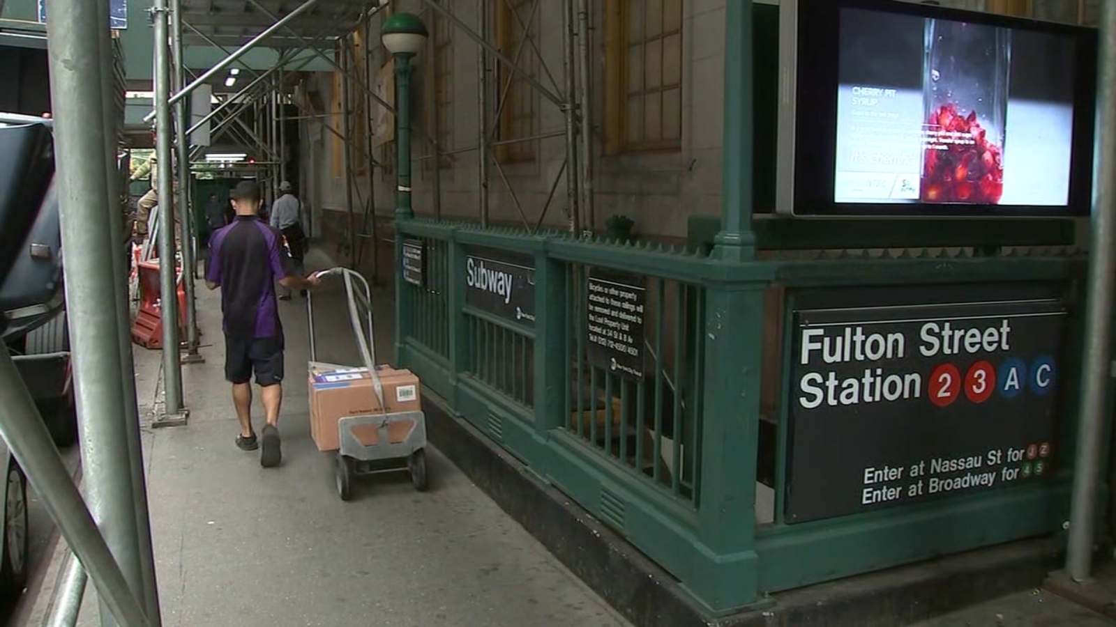 Woman slashed by man waiting for her in New York City subway station ...
