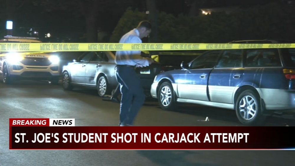 Saint Joseph's student shot in attempted carjacking