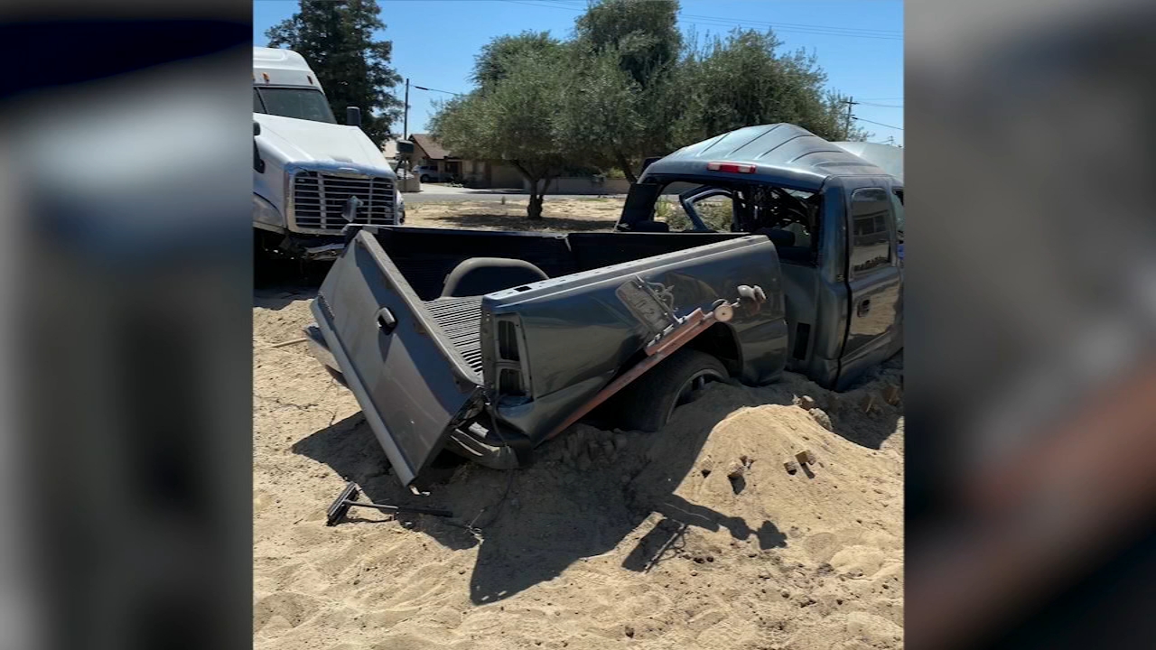 Man killed in crash involving big rig in Fresno County, CHP says