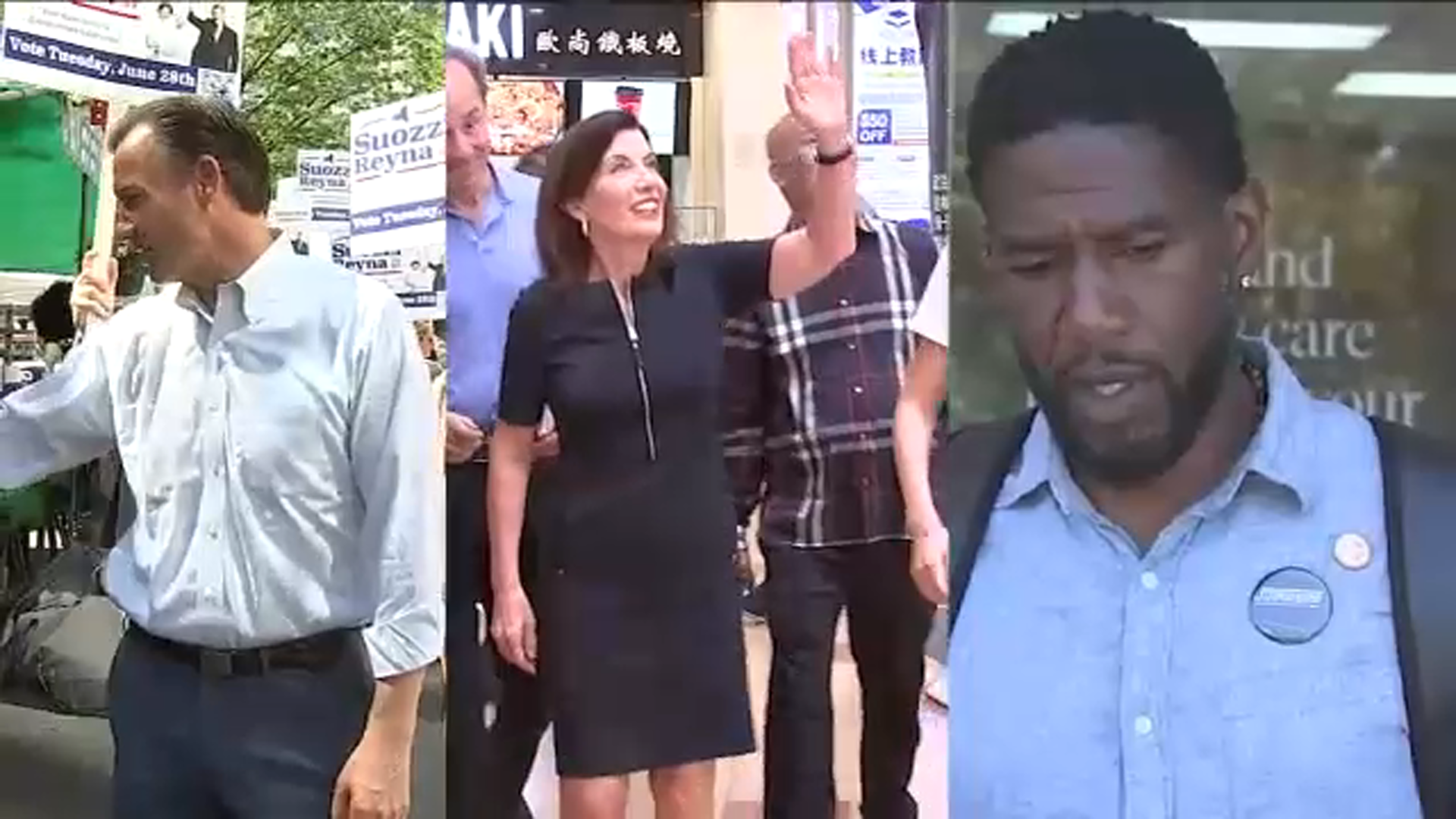 Democratic candidates for NY Governor spend weekend campaigning