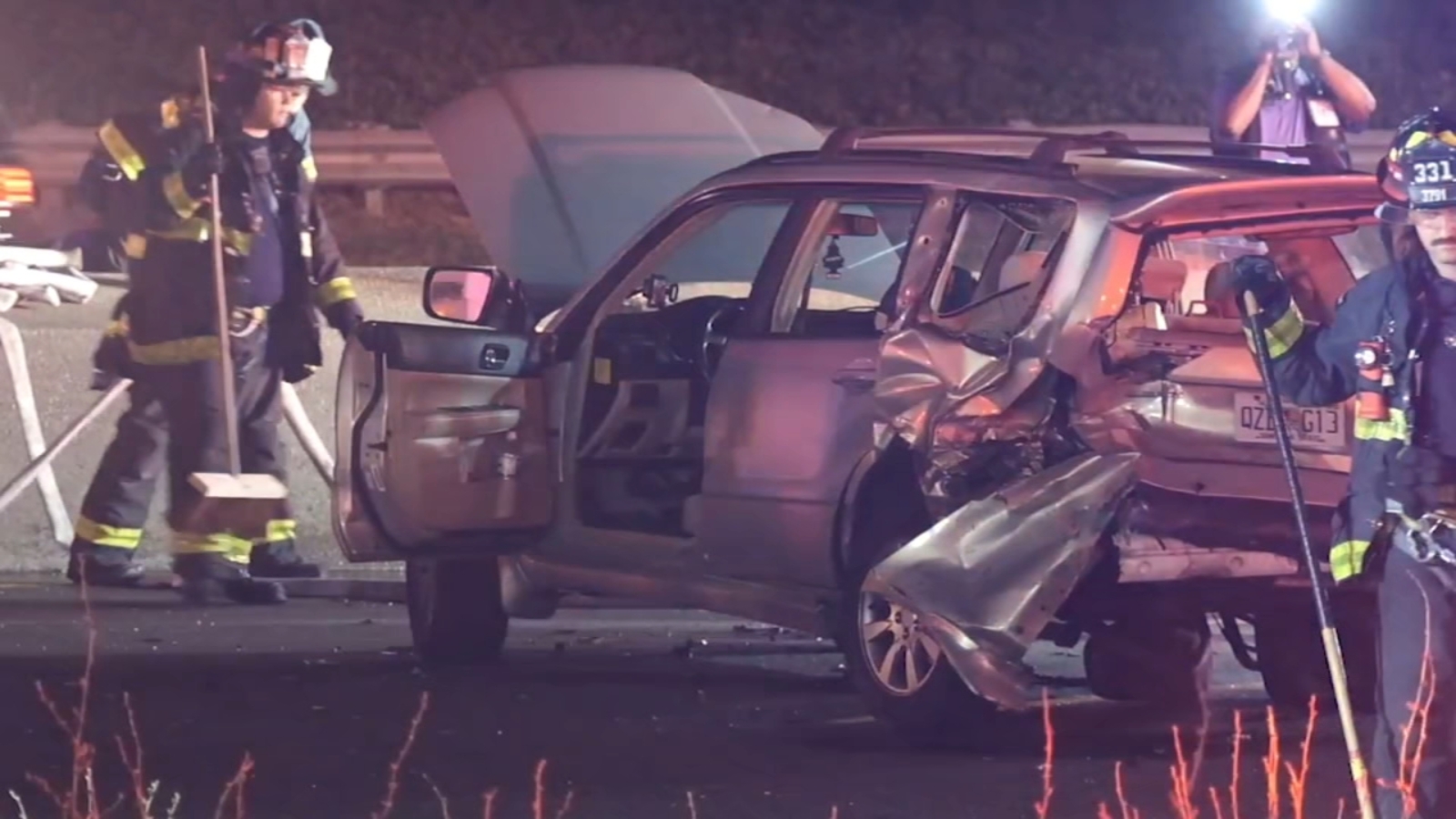 Belt Parkway crash: Several injured in fiery 4-vehicle crash in Ozone ...